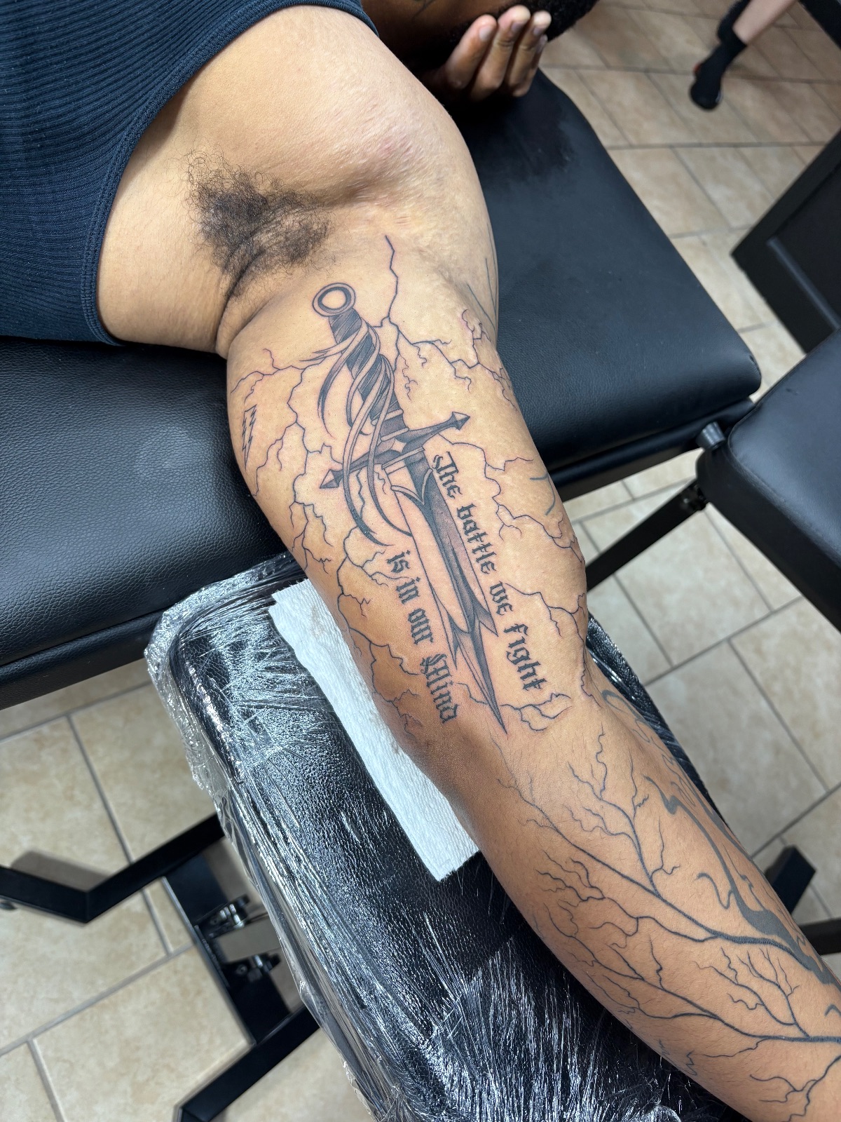 Tattoo work by Bam