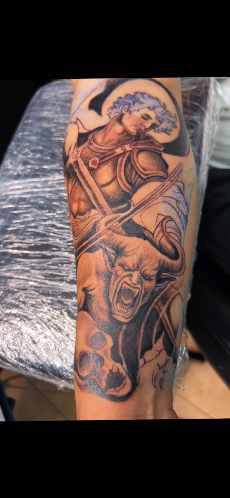Tattoo work by Dinero
