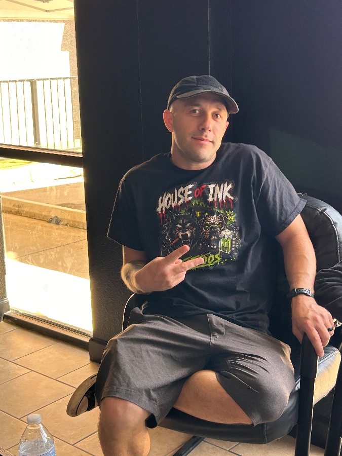 Zook, tattoo artist at House of Ink